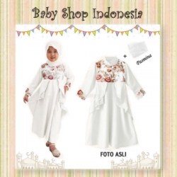 large gamis putih